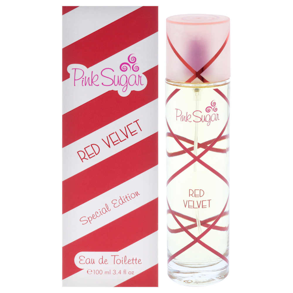 Pink Sugar Red Velvet by Aquolina for Women 3.4 oz EDT Spray (Special Edition)